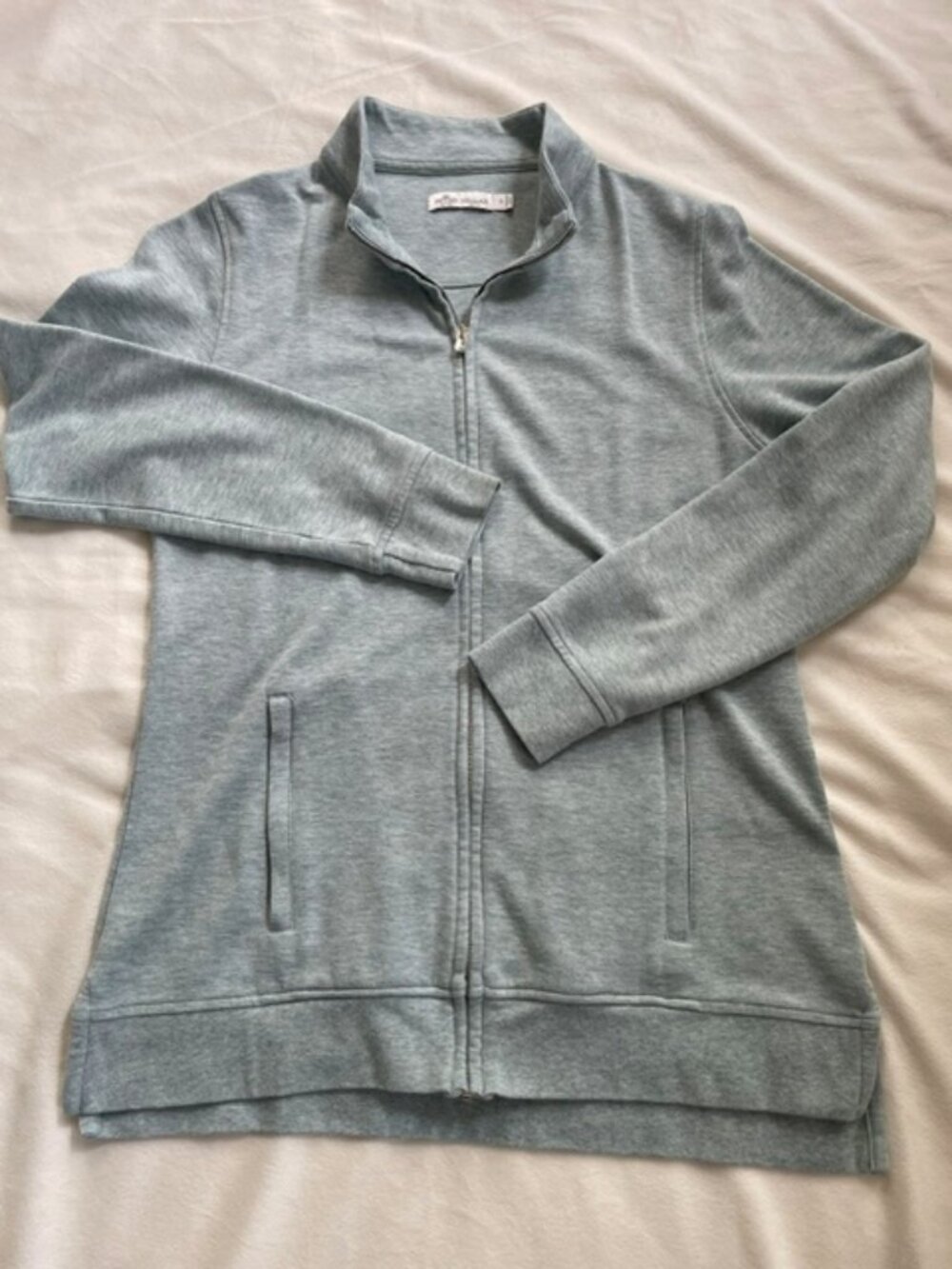 Peter Millar Women's Crown Full-Zip Jersey Sweatshirt, Blue, Size S, LF20K35